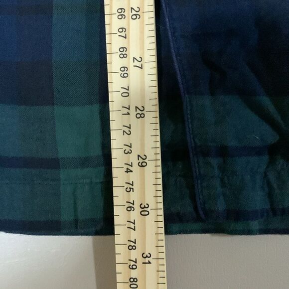 Polo Ralph Lauren Men’s Sleepwear Button Down Size XL Green Plaid - Picture 4 of 6